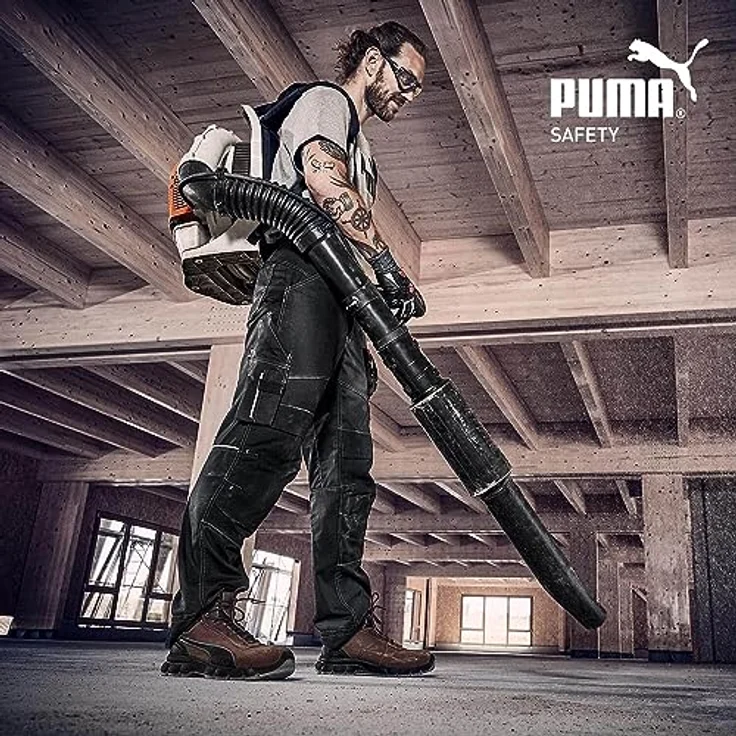 Puma ESD Sicherheitsstiefel S3, robuste Arbeitschuhe mit PU-Sohle, Stahlkappe und Evercushion® pro ESD, Größe 41 – Bild 2