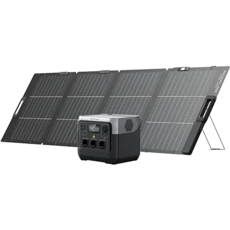EF ECOFLOW RIVER 2 Pro Powerstation, 768 Wh LiFePO4 Batterie, 3x 300 W AC-Steckdosen, 220 W Solar Generator für Camping, tragbar – Bild 1