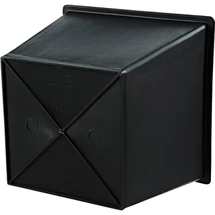 Dehner Universal-Pflanztopf, ca. 26 x 26 x 30 cm, Kunststoff, schwarz – Bild 3