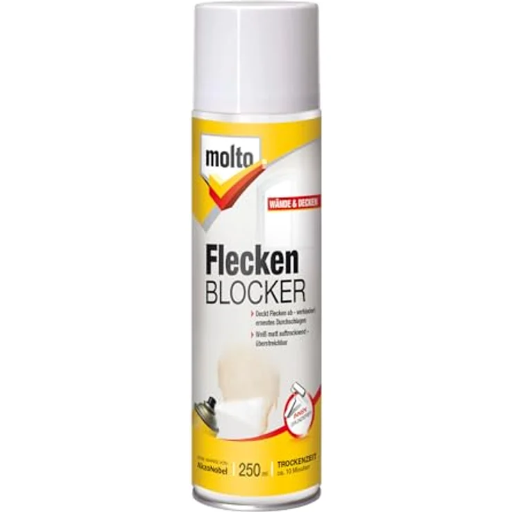 Molto Flecken Blocker Spray 0,25 l Grundierung gegen Flecken – Bild 2