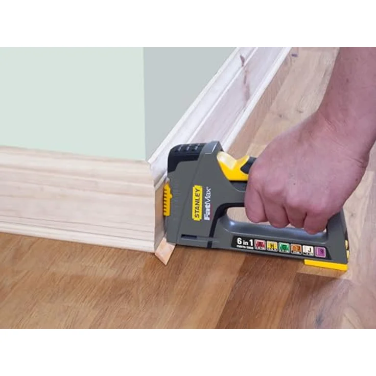 STANLEY Nagler Handtacker und -nagler FatMax, 6-in-1 Alleskönner mit Einschlagstärken-Einstellung – Bild 4