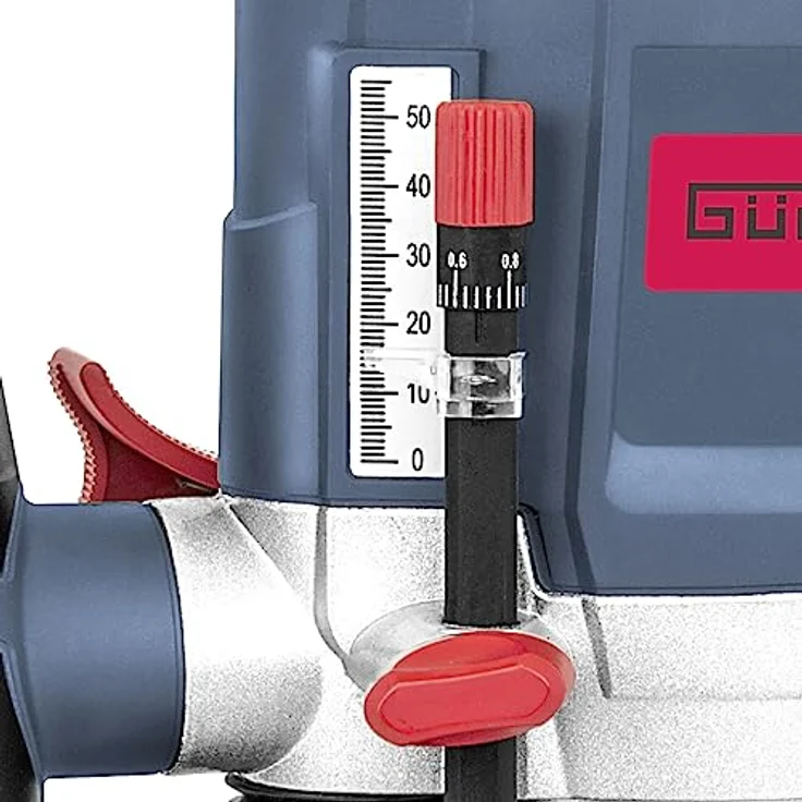 Güde OF 1200 E Oberfräse 1200 W 55 mm Hub + 6 tlg. Fräser Set (58117) – Bild 5