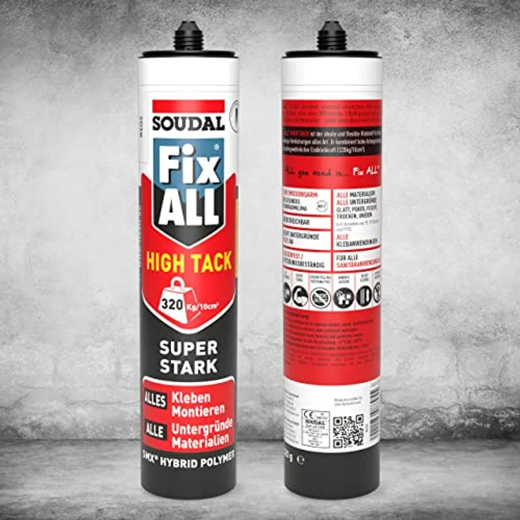 Soudal FIX ALL HIGH TACK Kleber 83122930 290St. – Bild 2