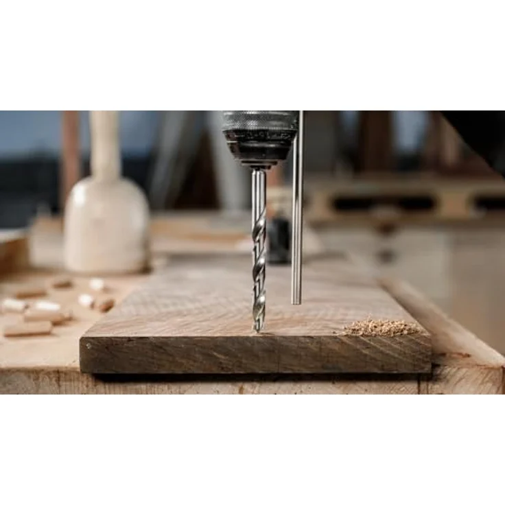 Bosch Accessories 2608577699 Holz-Spiralbohrer, HSS präzisionsgefertigt für Hart- und Weichholz, zentrierte Spitze – Bild 5