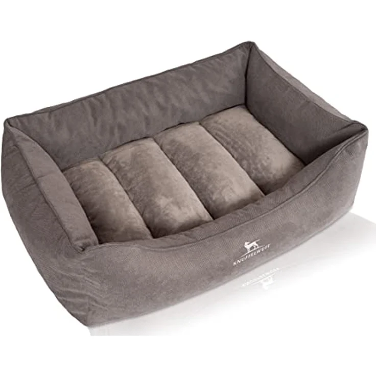 Knuffelwuff orthopädisches Hundebett Baltimore XXL 120 x 80cm Grau - Hundekissen für große, mittelgroße und kleine Hunde - Waschbar – Bild 3