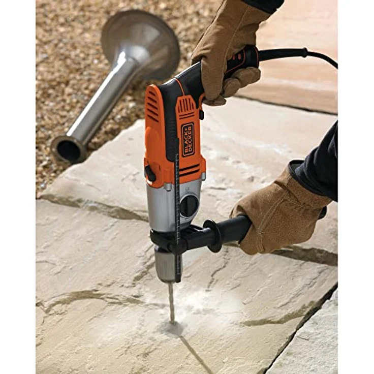 Black + Decker Schlagbohrmaschine KR1102K-QS – Bild 2