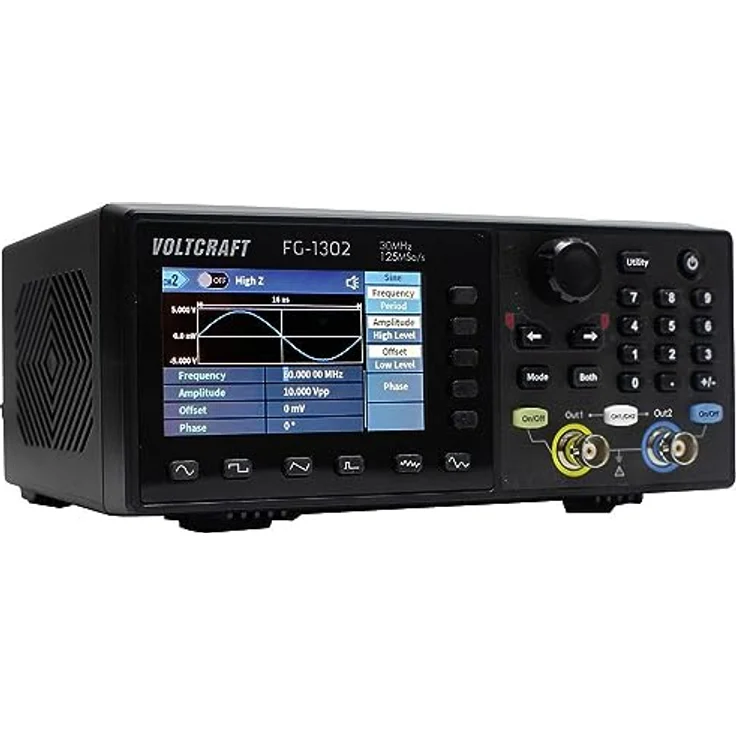VOLTCRAFT FG-1302 Funktionsgenerator netzbetrieben 1 µHz - 30 MHz 2-Kanal Arbiträr – Bild 4