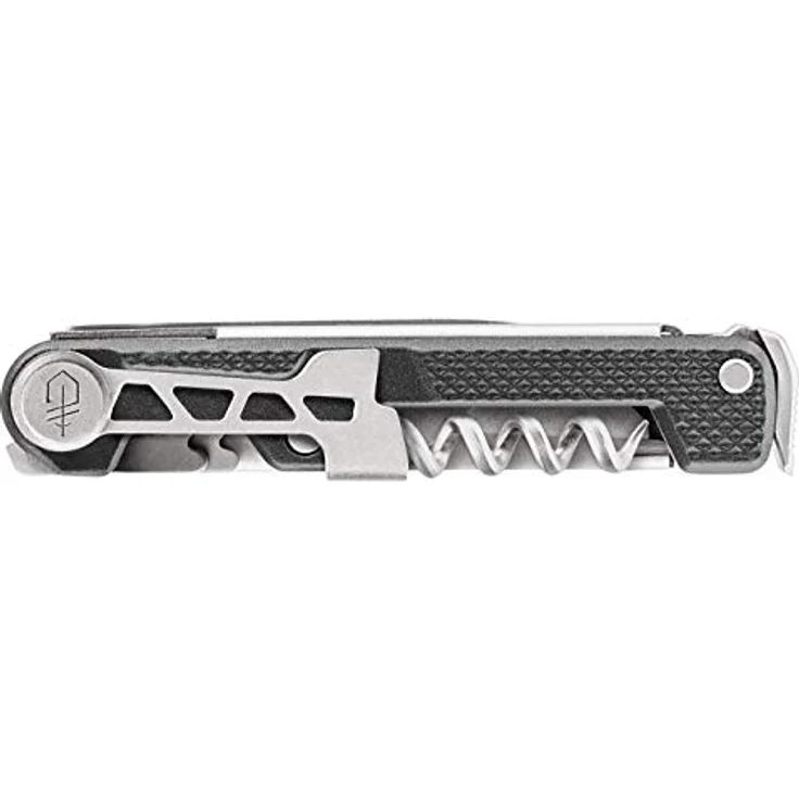 Gerber Multifunktionswerkzeug mit 8 Funktionen ArmBar Cork Dunkelgrau Messer mit glatter Klinge – Bild 3