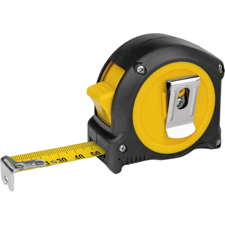 STABILA Taschenbandmaß BM 100, 8 m, Maßband mit metrischer Skala, bruchsicheres ABS-Gehäuse, beweglicher Anfangshaken, Gürtel-Clip, MID-Genauigkeit – Bild 7