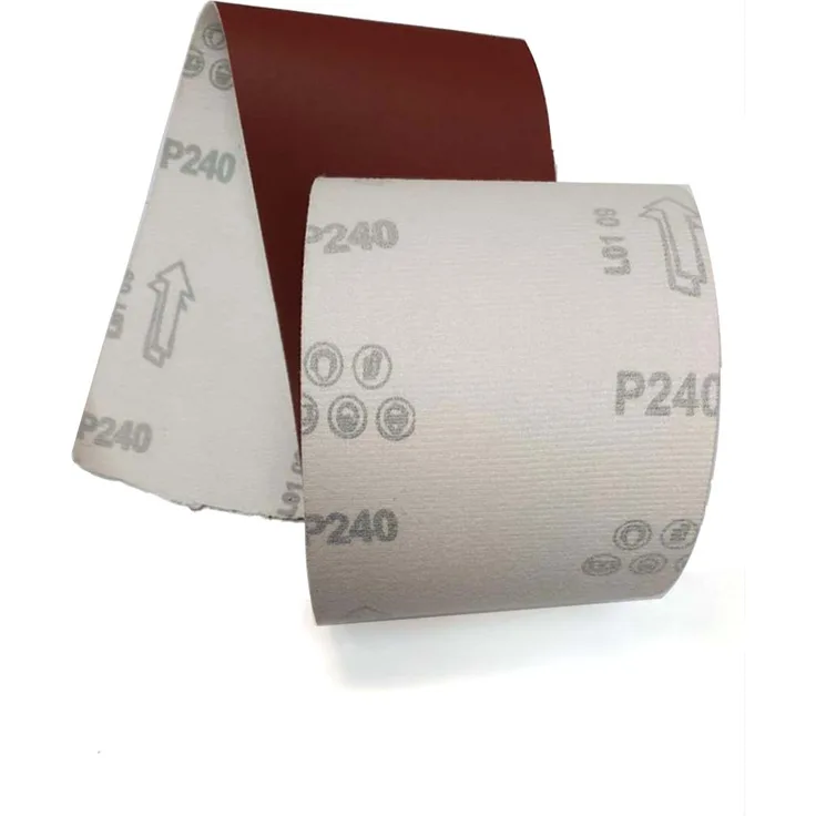 1x 10m Klett Schleifpapier Schleifrolle 115mm Handschleifpapier P60 Schleifband