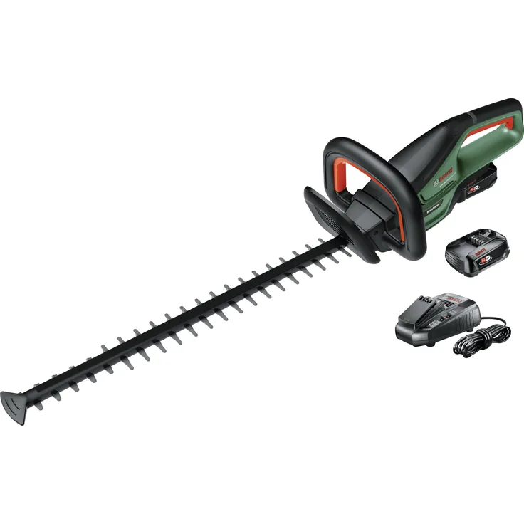 Bosch UniversalHedgeCut 18-55 Akku Heckenschere inkl. 2. Akku 18V Li-Ion und Ladegerät