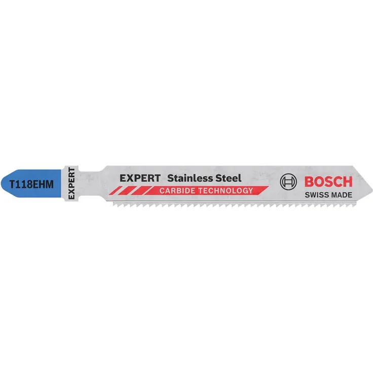 Stichsägeblatt Stainless Steel T 118 EHM Gesamtlänge 83 mm Zahnteilung 1,4 mm Edelstahlbleche