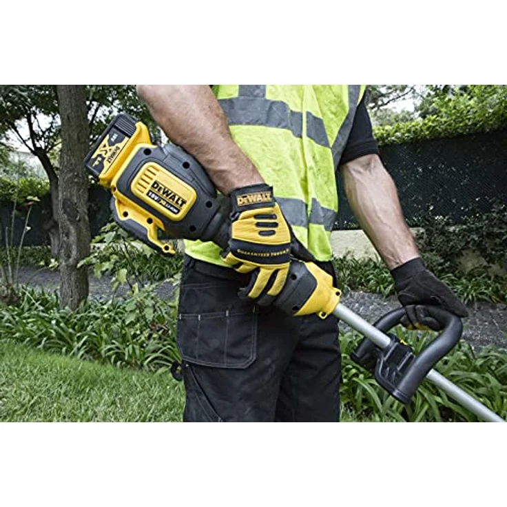 DeWalt Akku-Rasentrimmer 18 Volt, bürstenlos, 30 cm Schnittbreite, zwei-Stufen-Elektronik, Bumb-Feed Fadenverlängerung, für große Flächen und Gärten, ohne Akku und Ladegerät DCM561PB – Bild 3