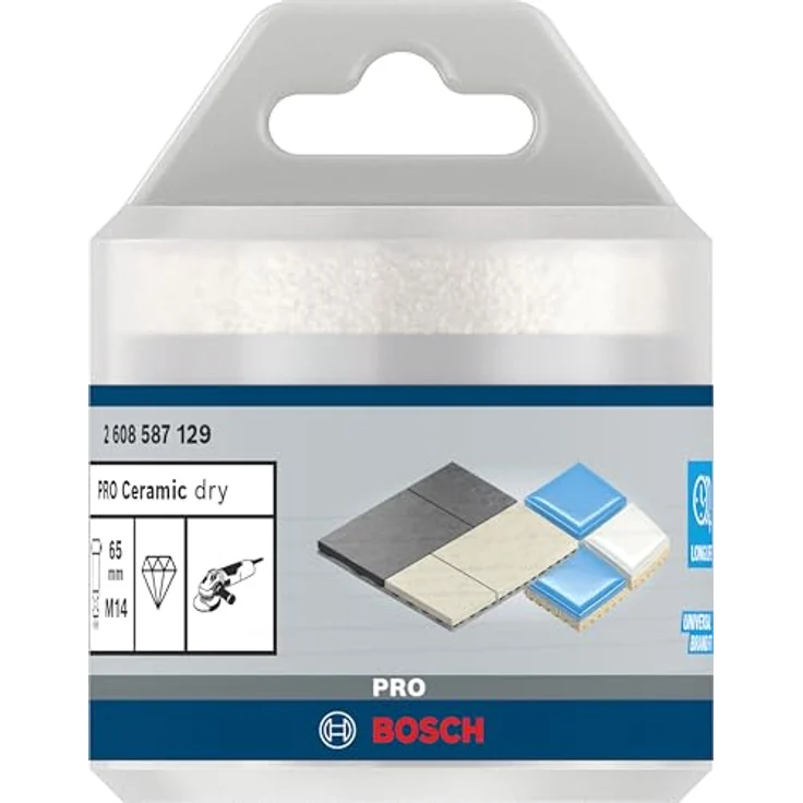 BOSCH Diamanttrockenbohrer Pro Core Cutter dry, Ø 65 mm, langlebige Diamantbohrkrone für harte Fliesen und Stein – Bild 2