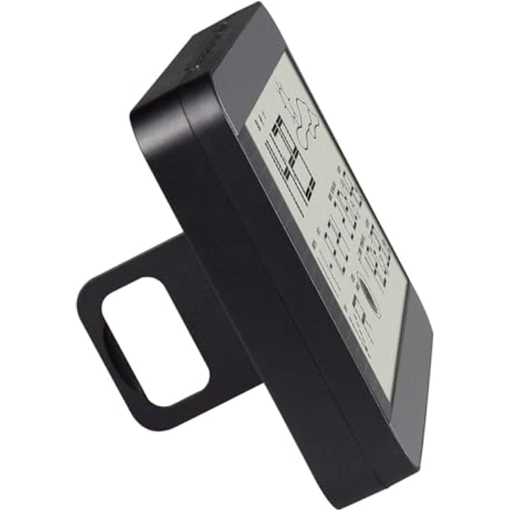 Alecto WS-1700, Wetterstation mit drahtlosem Aussensensor, animierter Wettervorhersage, weiss – Bild 5