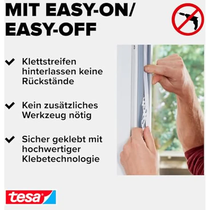 TESA Insect Stop Comfort 55918-21 Fliegengitter (L x B) 2400mm x 1200mm Anthrazit 1St. – Bild 4