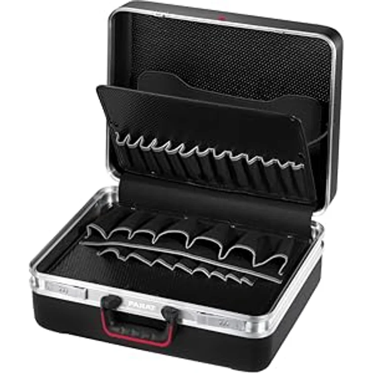 Parat CLASSIC Deep Space Safe, Werkzeugkoffer mit extra tiefer Bodenschale und 40 Werkzeugplätzen, rutschfester X-ABS Kunststoff – Bild 4