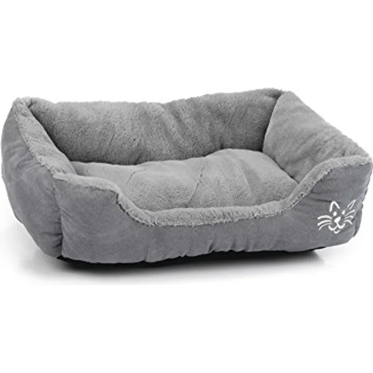 Beeztees Katzenbett Baboo L: 48 cm B: 37 cm H: 18 cm grau-hellgrau