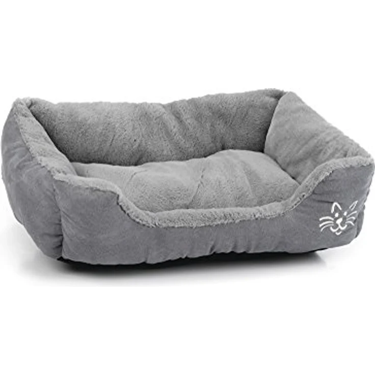 Beeztees Katzenbett Baboo L: 48 cm B: 37 cm H: 18 cm grau-hellgrau
