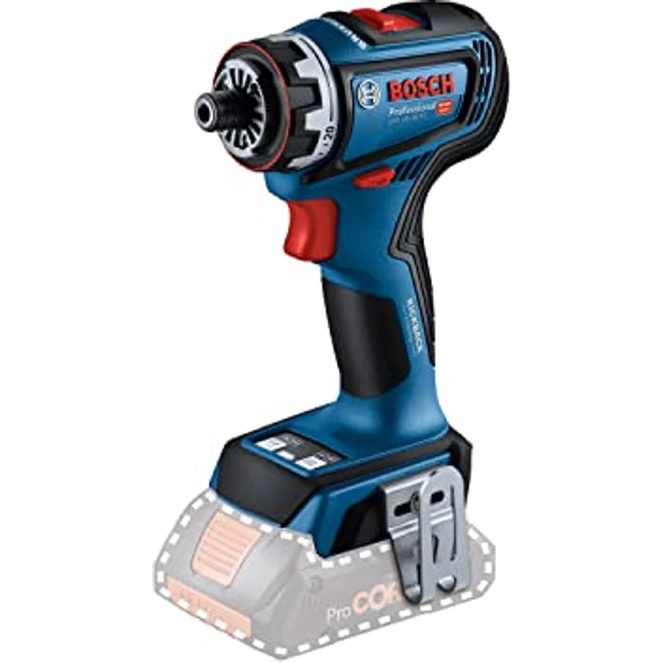 Bosch Professional 18V System Akku-Schrauber GSR 18V-90 FC (FlexiClick System, hartes Drehmoment von 64 Nm, bürstenloser Motor, 2 Gänge, ideal für Schraub- und Bohranwendungen in Holz und Metall) – Bild 1