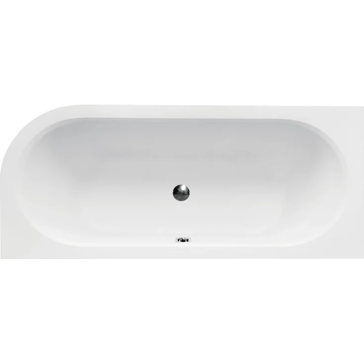 Bad Land AVITA Badewanne Eckwanne 170x75 Links, Acryl in Schneeweiß mit Bambus Ablage und Kopfstütze, KODI Ablauf Füße