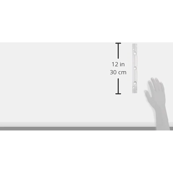 ABUS Sicherheits-Winkelschließblech für Haustüren SSB400 - für linke und rechte Türen - 300 x 20 x 25 - Silber - 05538 – Bild 2