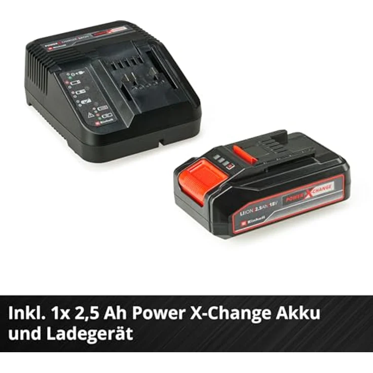 Einhell Akku-Stichsäge TC-JS 18/70 Li, Set, mit 2,5 Ah Akku und Ladegerät, für exakte Schnitte bis 70 mm Tiefe – Bild 5