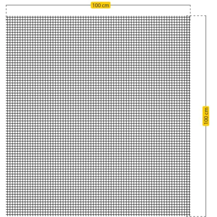 Schellenberg Insektenschutz Gitter 100 x 100 cm, anthrazit – Bild 6