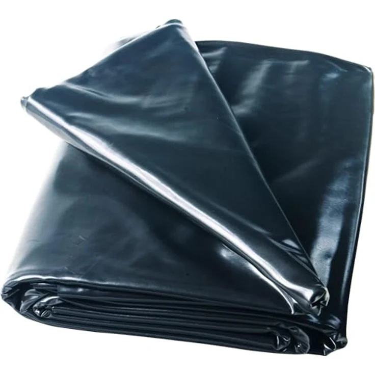 Heissner PVC Universalfolie, 6 x 1 m, 0,5 mm, langlebig, wasserundurchlässig, ideal für Hochbeete und Teiche – Bild 1