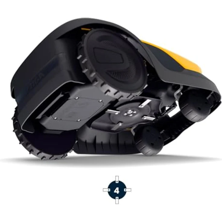 STIGA Mähroboter A 10v, Quad-RTK mit HDR Kamera, präzise Hinderniserkennung, für 1000 m² Rasenpflege, kabellose Installation – Bild 5