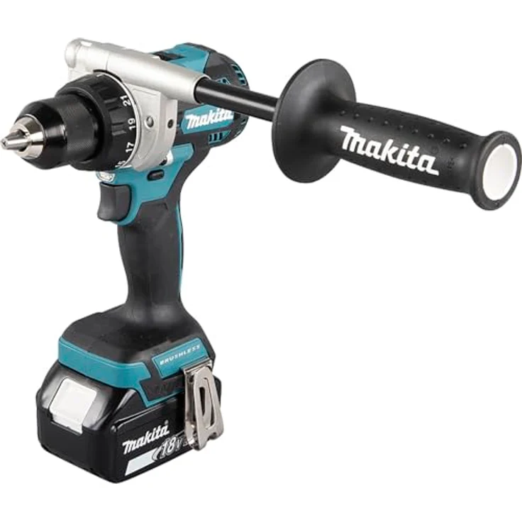 Makita DDF492RTJ Akku-Bohrschrauber, 18 V, 0-2000 U/min, blau/schwarz – Bild 2