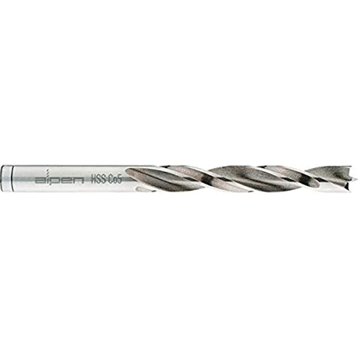 Alpen Holzbohrer HSS Cobalt Maschinen-Holzspiralbohrer, 5 % Kobaltlegierung, hitzebeständig bis 650°C, geeignet für Weich- und Harthölzer – Bild 2