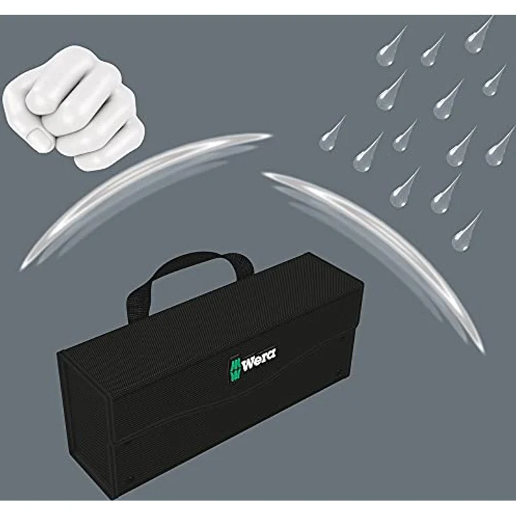 Wera Werkzeugtasche Wera2Go 3, individuell bestückbar, formstabil und schutzresistent – Bild 6