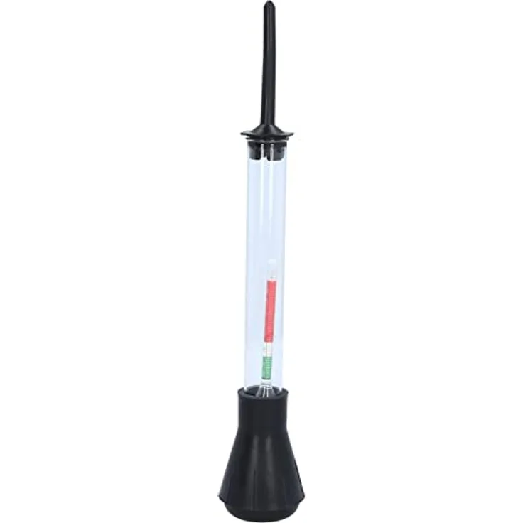KSTOOLS KS Tools Säureprüfer für Batterieflüssigkeit, 280 mm mit Glas-Zylinder und Ansaugbalg, einfache Anwendung