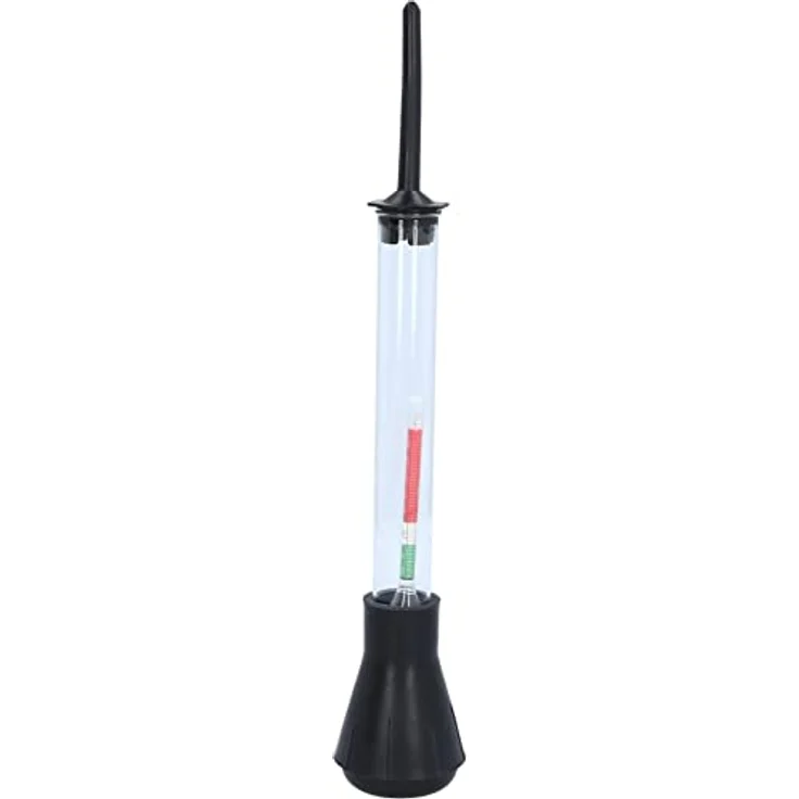 KSTOOLS KS Tools Säureprüfer für Batterieflüssigkeit, 280 mm mit Glas-Zylinder und Ansaugbalg, einfache Anwendung – Bild 1