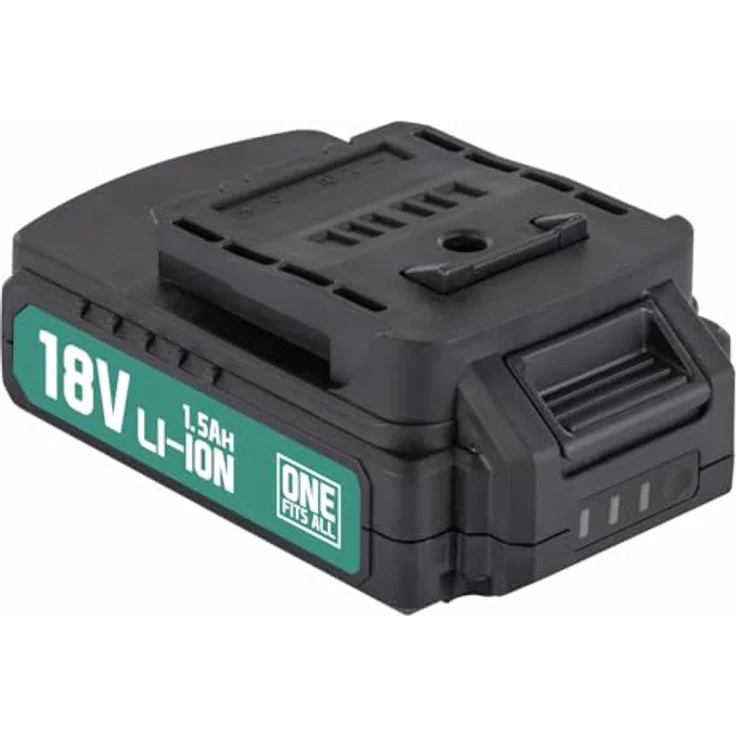 Powerplus POWEB9011, 18V 1500mAh Akku mit 3 LED-Anzeigen zur Ladezustandsüberwachung, schwarz – Bild 3