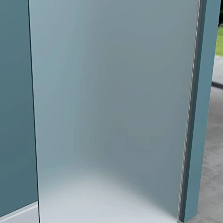 Mai & Mai Duschwand Bremen2VS, Duschabtrennung 100x200cm aus 10mm ESG-Sicherheitsglas mit NANO-Beschichtung und rechteckigem Stabilisator BRAM2 – Bild 4