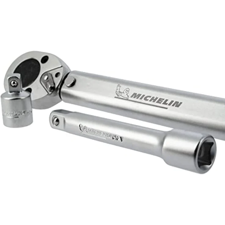 Michelin Drehmomentschlüssel - MTW-210,1-2 Zoll, Auto Reifenwechsel, 42-210 Nm, inkl. Verlängerung, Adapter und Koffer – Bild 3