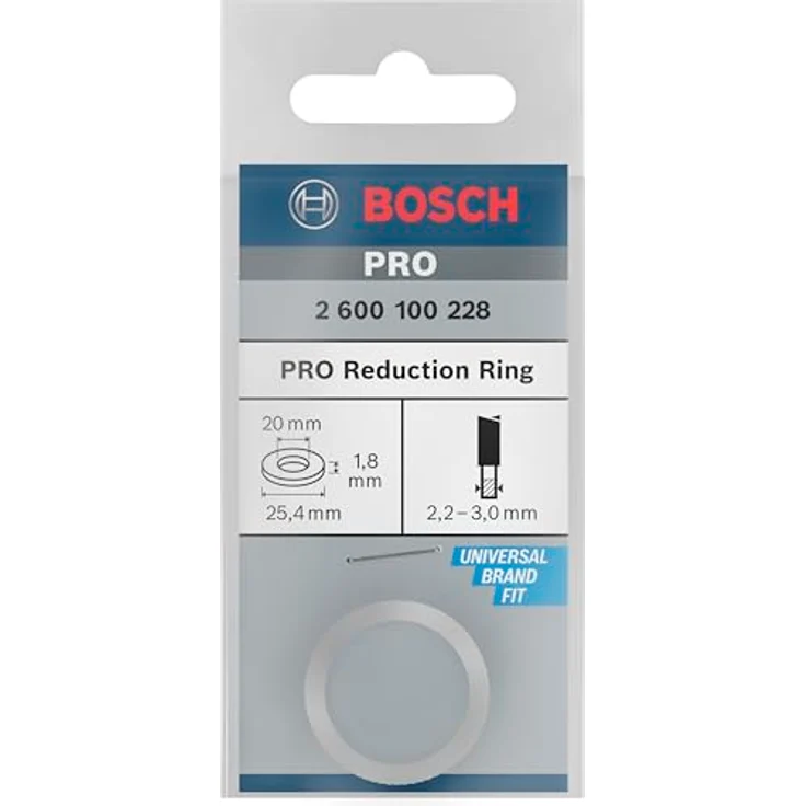 Bosch Professional Reduzierring für Kreissägeblätter, 25,4 x 20 x 1,8 mm, 2600100228 – Bild 3