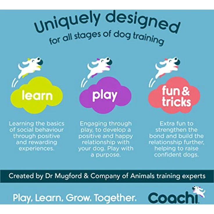 Company of Animals Coachi Chase & Crinkle, weiches Knisterspielzeug für Belohnungs- und Rückruftraining, ideal für Agility, für Hunde und Welpen – Bild 5