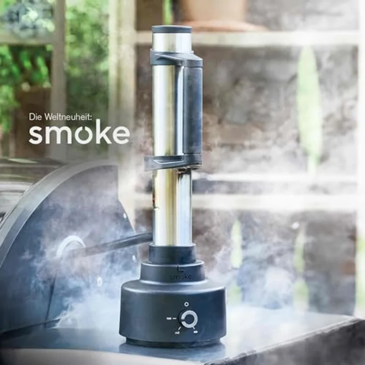 OUTDOORCHEF Smoke Kaltrauchgenerator, Smoker mit stufenlos regulierbarer Rauchmenge, Akku-Betrieb bis 8 Stunden, USB-C-Ladeanschluss – Bild 2