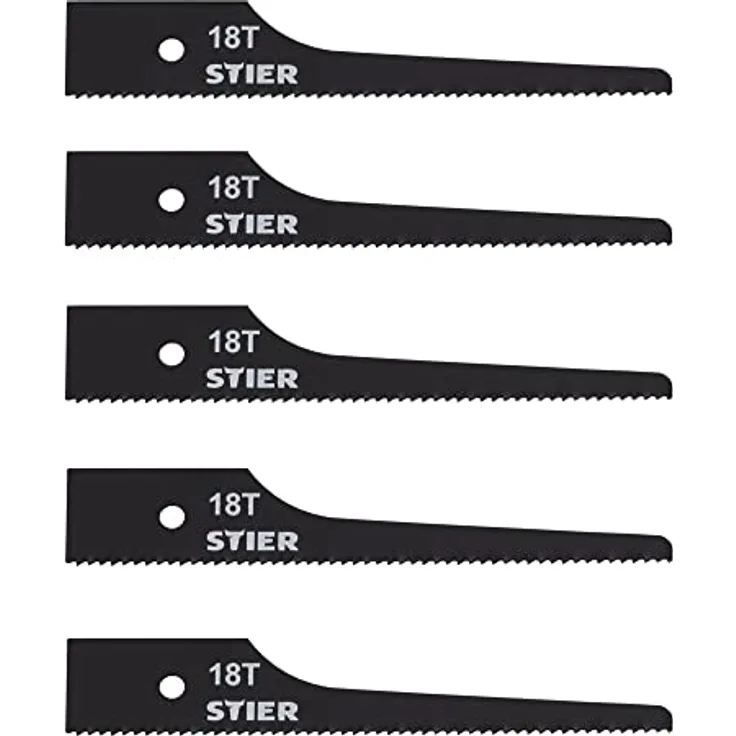 STIER Stichsägeblatt für STS-100 18 Zähne 5 Stk