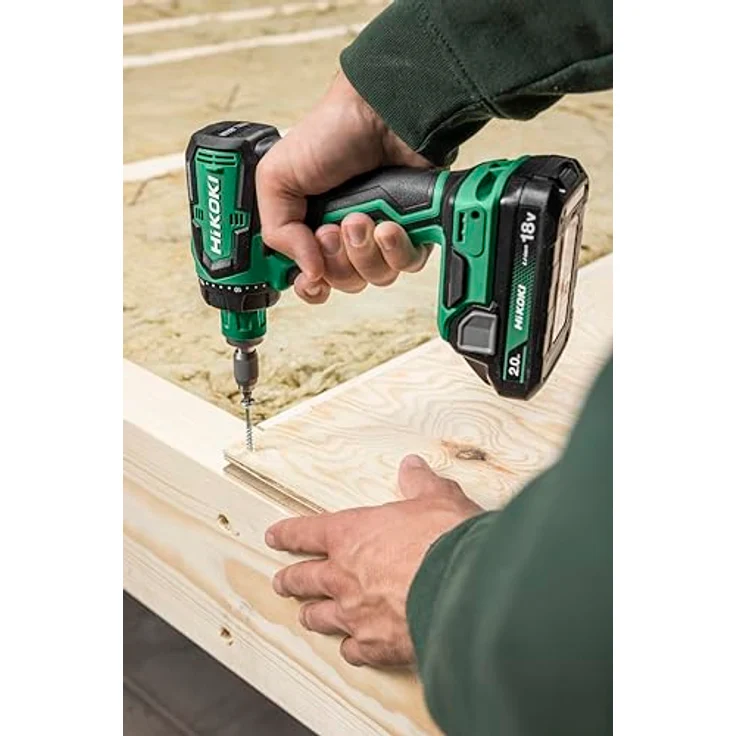 HiKOKI Akku Bohrschrauber Quick 18V, bürstenloser Motor, 55 Nm, LED-Licht, inklusive Zubehör Koffer HSC II DS18DDQWRZ – Bild 4