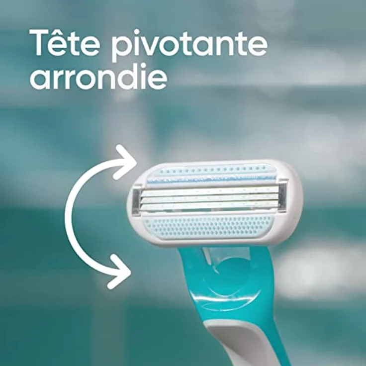 Gillette Venus Tropical Einweg-Rasierer, 2er Pack mit beweglichem Klingenkopf und optimalem Griff (2 x 3 Stück) – Bild 3
