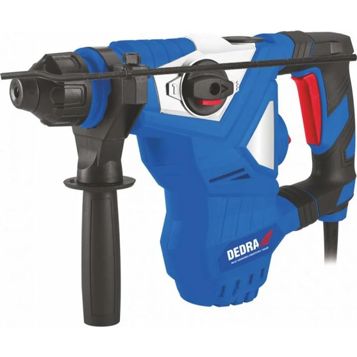 Dedra DED7836, SDS+ Bohrhammer 1500 W mit 5 Joule Schlagenergie und 4500 U/min, vielseitig für Holz, Beton, Stahl und Mauerwerk