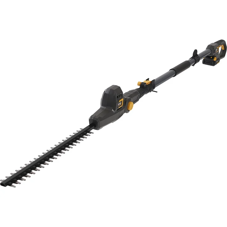 Texas PHX2000 Akku Hochheckenschere 20V inkl Akku und Ladegerät, ergonomisch einstellbar, 43 cm Messerlänge, 6 Positionen, 3,1 Kg