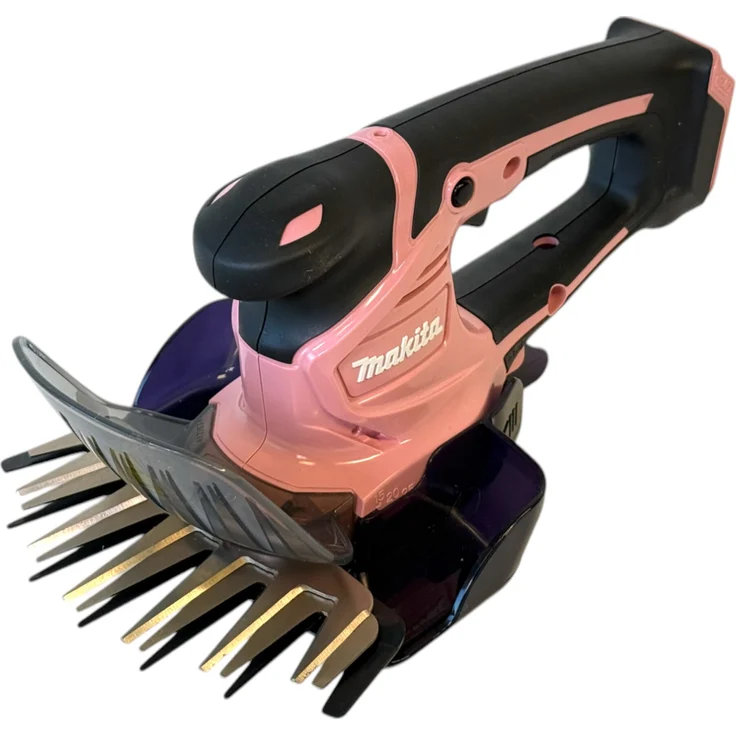 Makita UM 600 DZP Akku Grasschere 12 V, Schneidbreite 160 mm, pink, Solo-Modell ohne Akku und Ladegerät