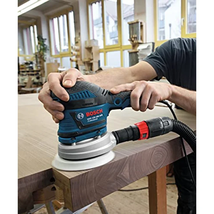 Bosch Pro Schleifteller für GEX 125-150 AVE (Ø 125 mm, mittelhart) - Preisvergleich – Bild 5