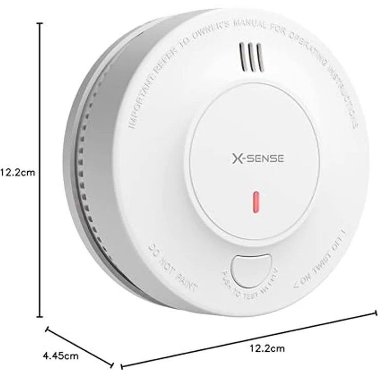 X-SENSE SD2J0AX Rauchmelder, mit 10-Jahres-Batterie und Batteriewarnung, fotoelektrischer Sensor – Bild 10