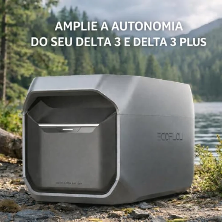 Ecoflow Delta 3 Erweiterungsakku, 1024 Wh, stapelbar, grau – Bild 5
